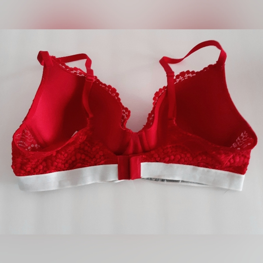 VS T Shirt Lightly Lined Demi Bra 36B - Picture 3 of 5